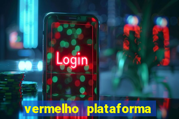 vermelho plataforma de jogos